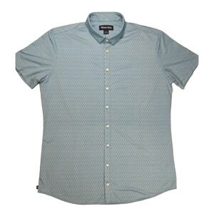 Mizzen + Main X-Large Tall Men's  Performance Golf Polo Geometric Print